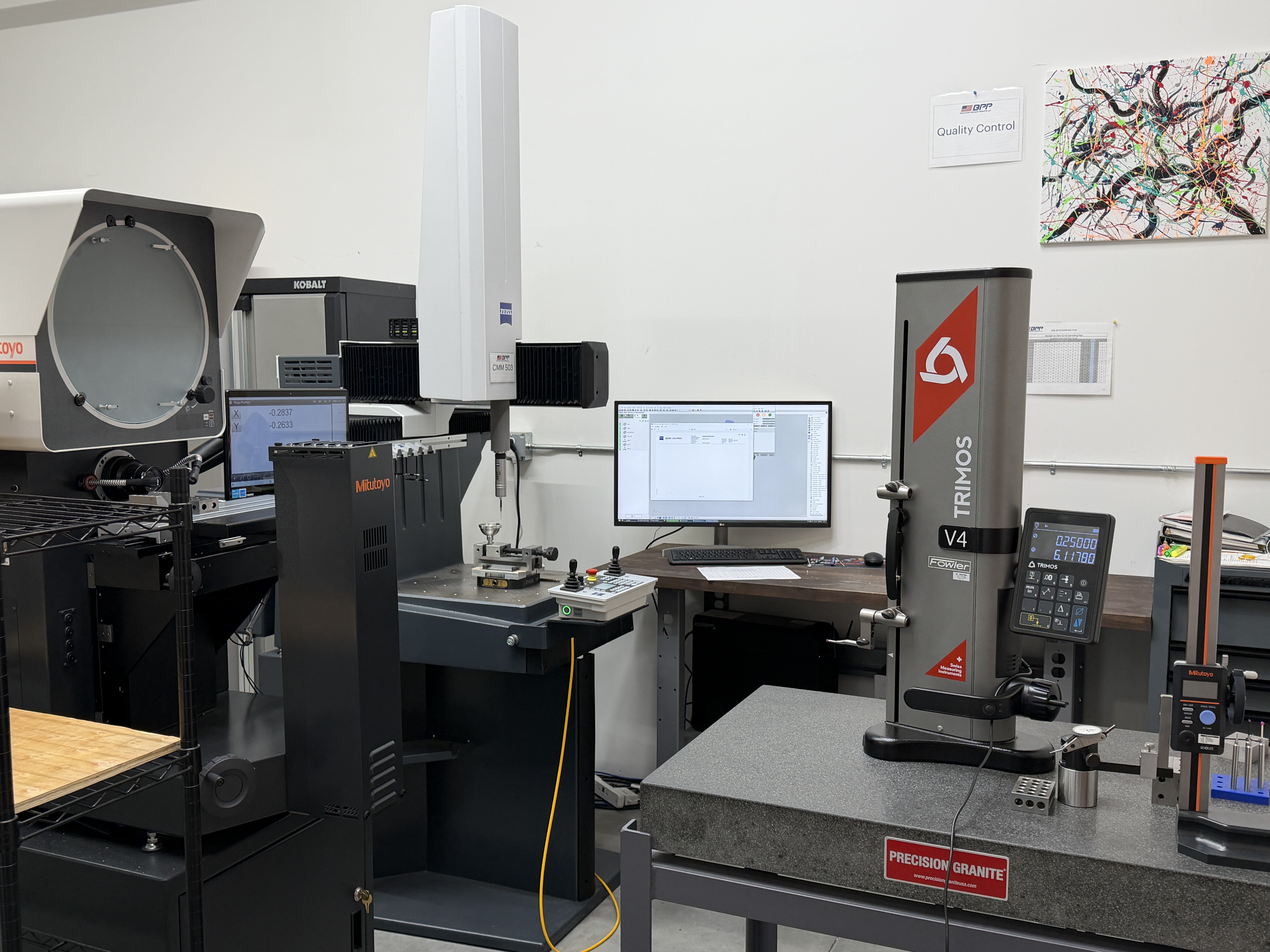 Benchmark Precision Products equipment
